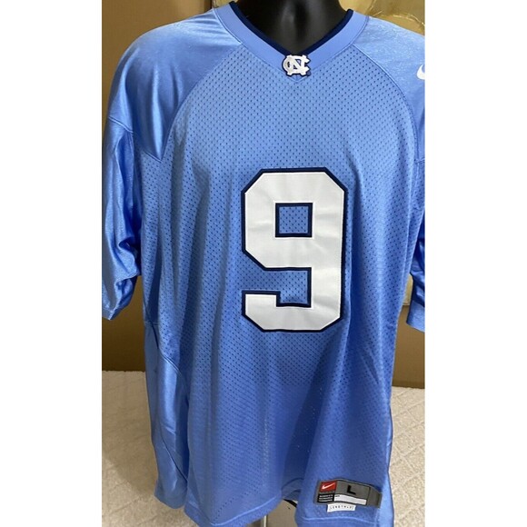 Vintage Nike North Carolina Tar Heels #9 Embroidered Football Jersey Men’s Sz L - Picture 3 of 16